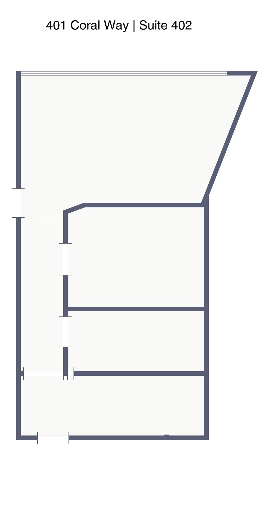 401 Coral Way, Coral Gables, FL à louer Plan de site– Image 1 sur 1