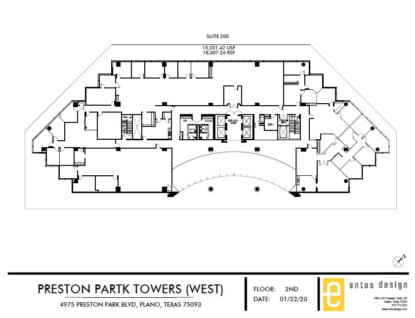 4975 Preston Park Blvd, Plano, TX à louer Plan d’étage– Image 1 sur 1