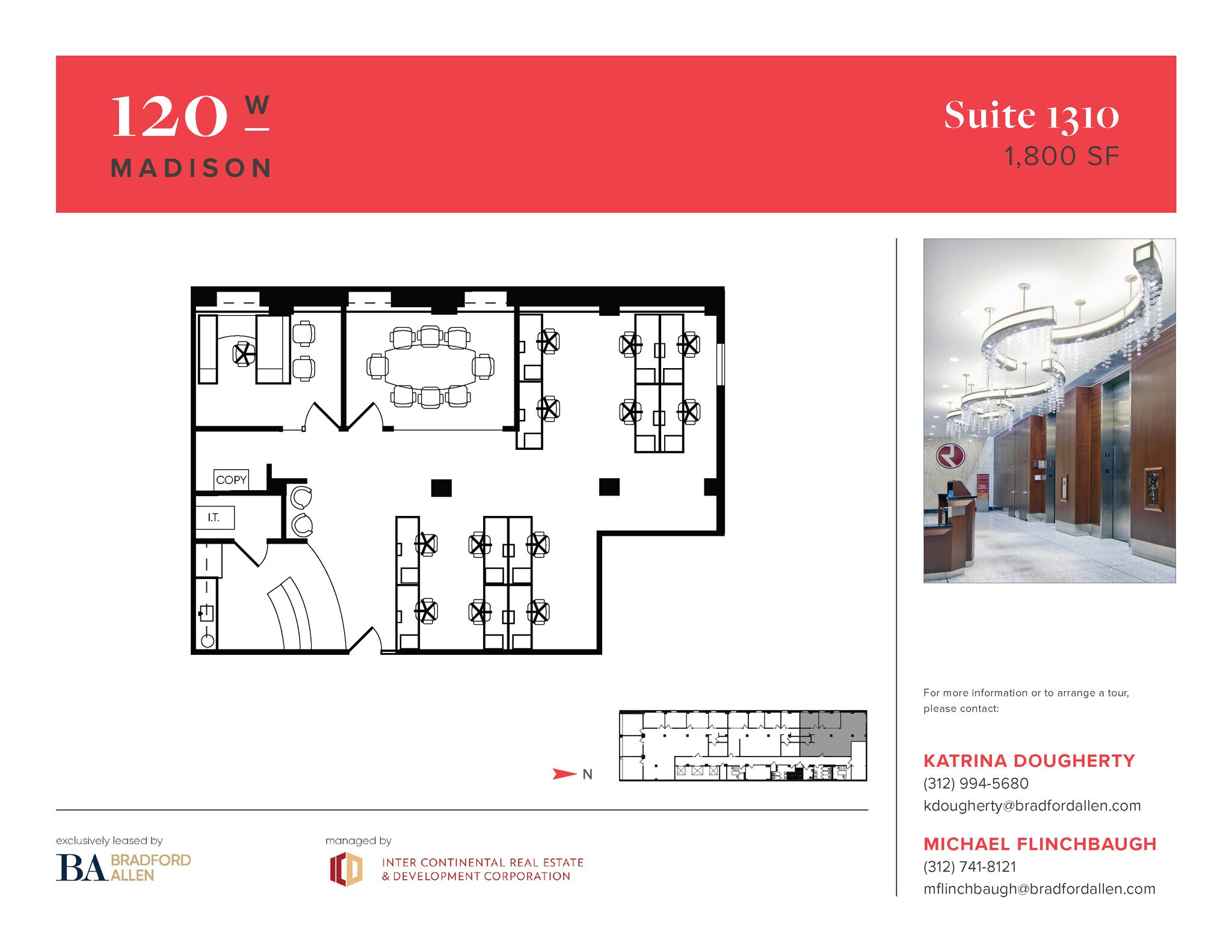 120 W Madison St, Chicago, IL à louer Plan d’étage– Image 1 sur 3
