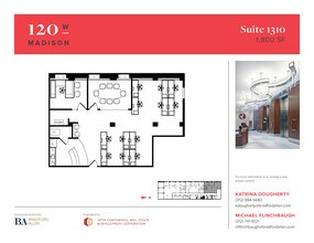 120 W Madison St, Chicago, IL à louer Plan d’étage– Image 1 sur 3