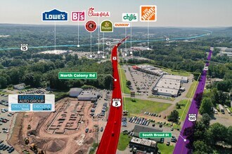 1145-1167 N Colony Rd, Wallingford, CT - VUE AÉRIENNE  vue de carte