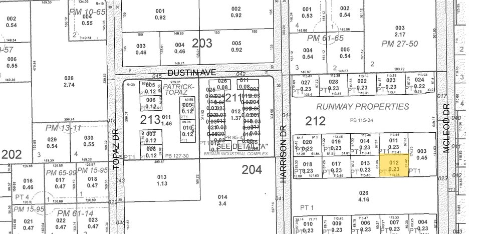 6007 Mcleod Dr, Las Vegas, NV à vendre - Plan cadastral – Image 3 sur 3