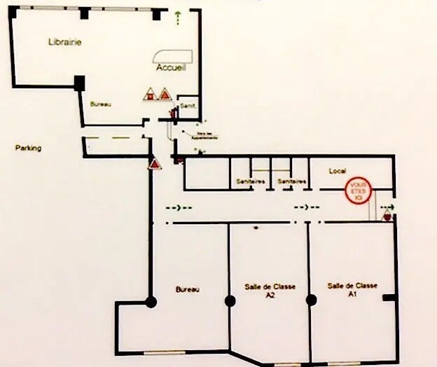 Bureau dans Paris à louer Plan d’étage– Image 1 sur 1
