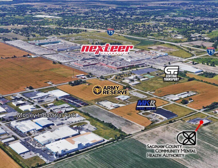 1040 N Towerline Rd, Saginaw, MI à vendre - Aérien – Image 2 sur 2