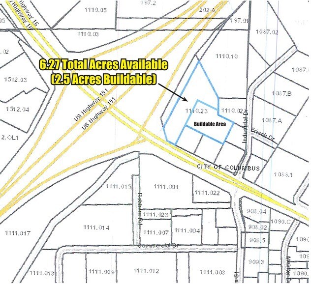218 Industrial Dr, Columbus, WI à vendre - Plan cadastral – Image 2 sur 2