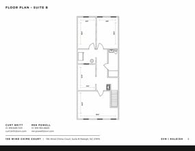 148-158 Wind Chime Ct, Raleigh, NC à louer Plan d’étage– Image 2 sur 5