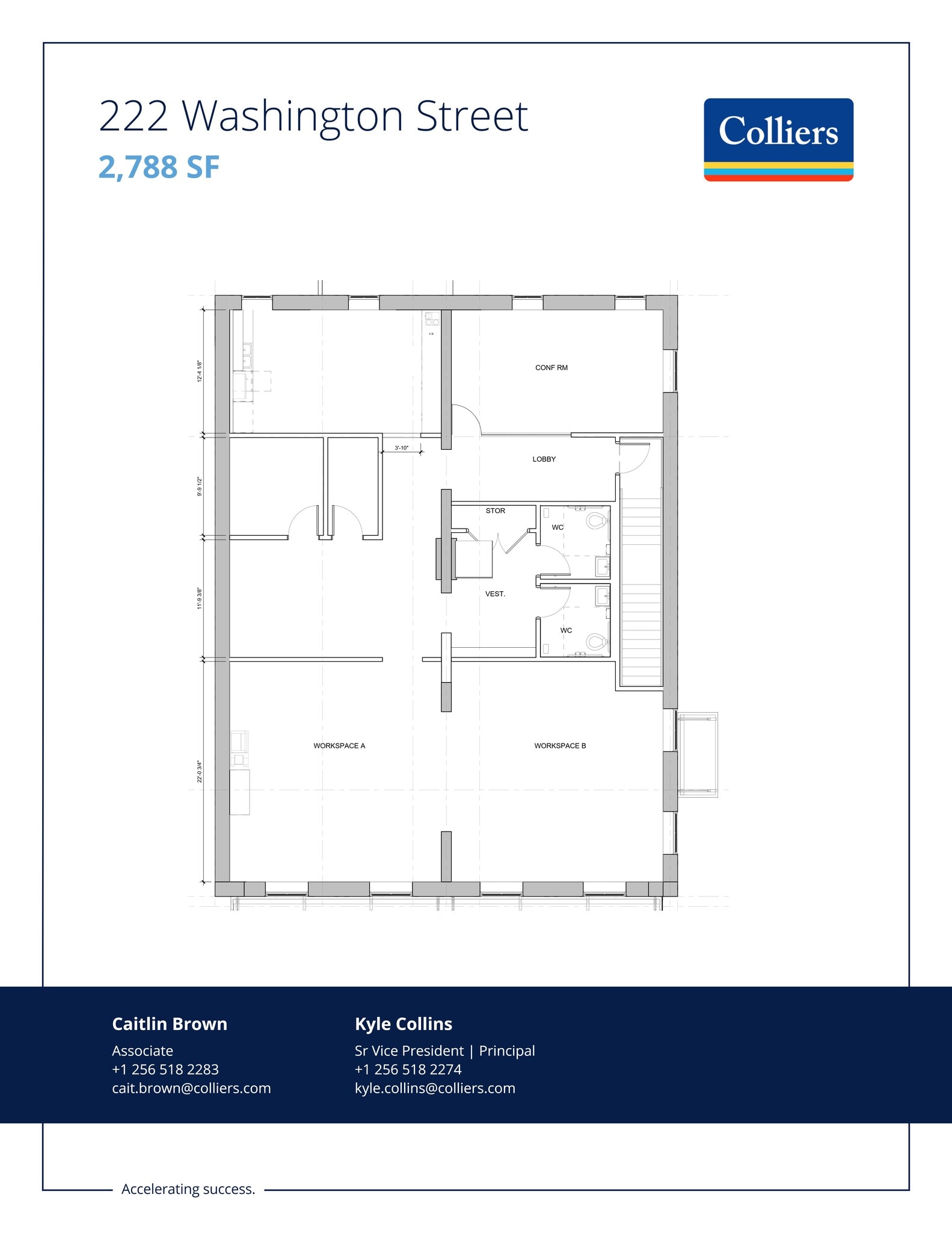 222 Washington St NE, Huntsville, AL à louer Plan de site– Image 1 sur 1