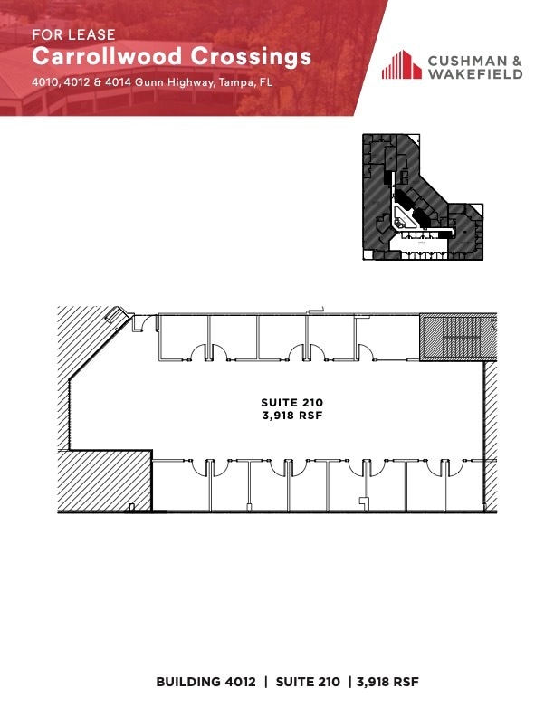 4010 Gunn Hwy, Tampa, FL à louer Plan d’étage– Image 1 sur 1