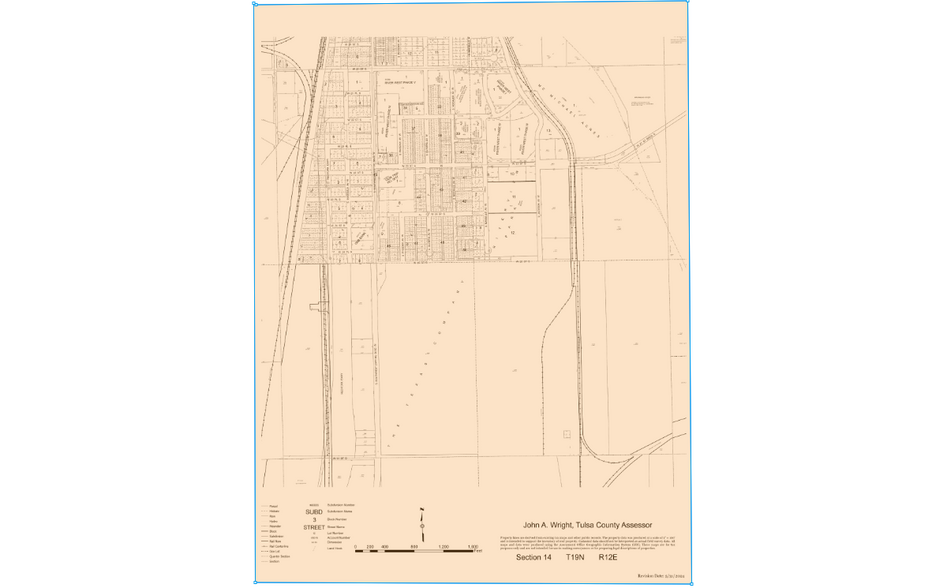 1324 W 24th Pl, Tulsa, OK à vendre - Plan cadastral – Image 2 sur 2
