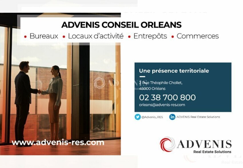 Local d’activités dans Semoy à louer - Photo de l’immeuble – Image 3 sur 4