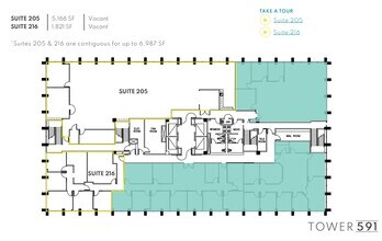 591 Camino de la Reina, San Diego, CA à louer Plan d’étage– Image 1 sur 1
