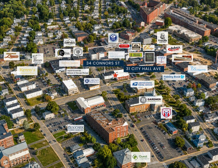 34 Connors St & 31 City Hall Ave, Gardner, MA à vendre - Photo de l’immeuble – Image 2 sur 10