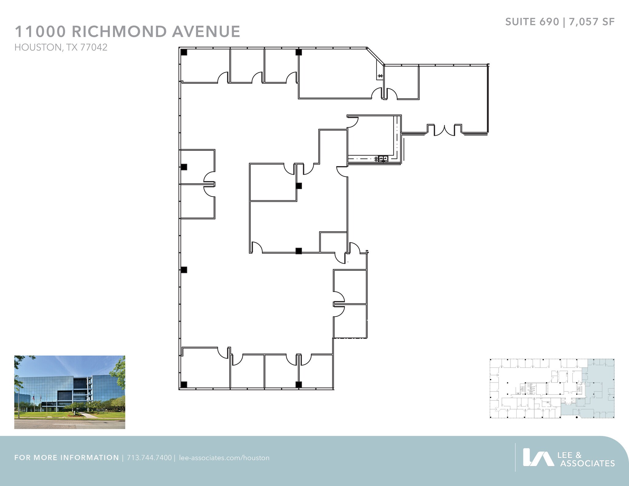 11000 Richmond Ave, Houston, TX à louer Plan d’étage– Image 1 sur 1