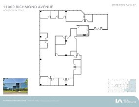 11000 Richmond Ave, Houston, TX à louer Plan d’étage– Image 1 sur 1