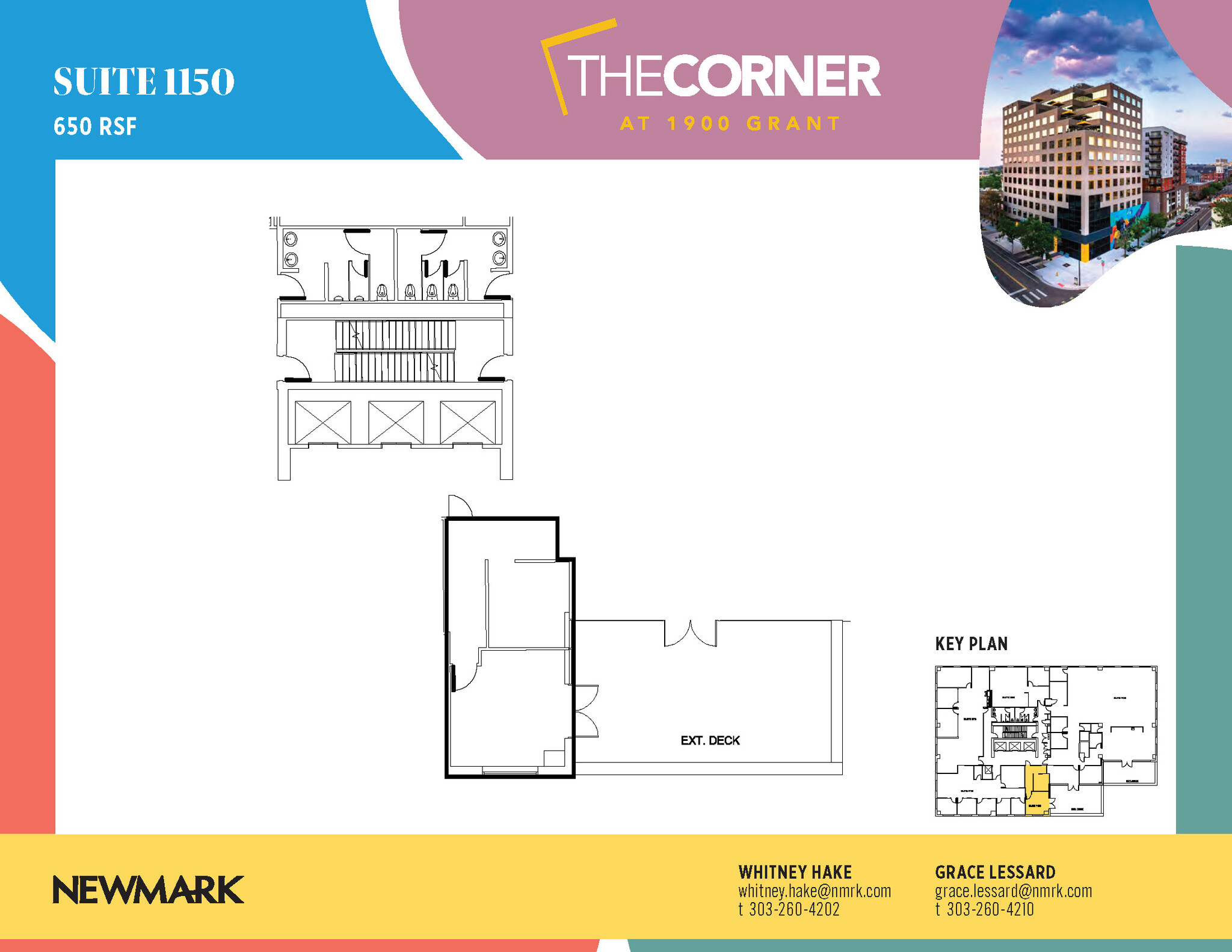 1900 Grant St, Denver, CO à louer Plan d’étage– Image 1 sur 1