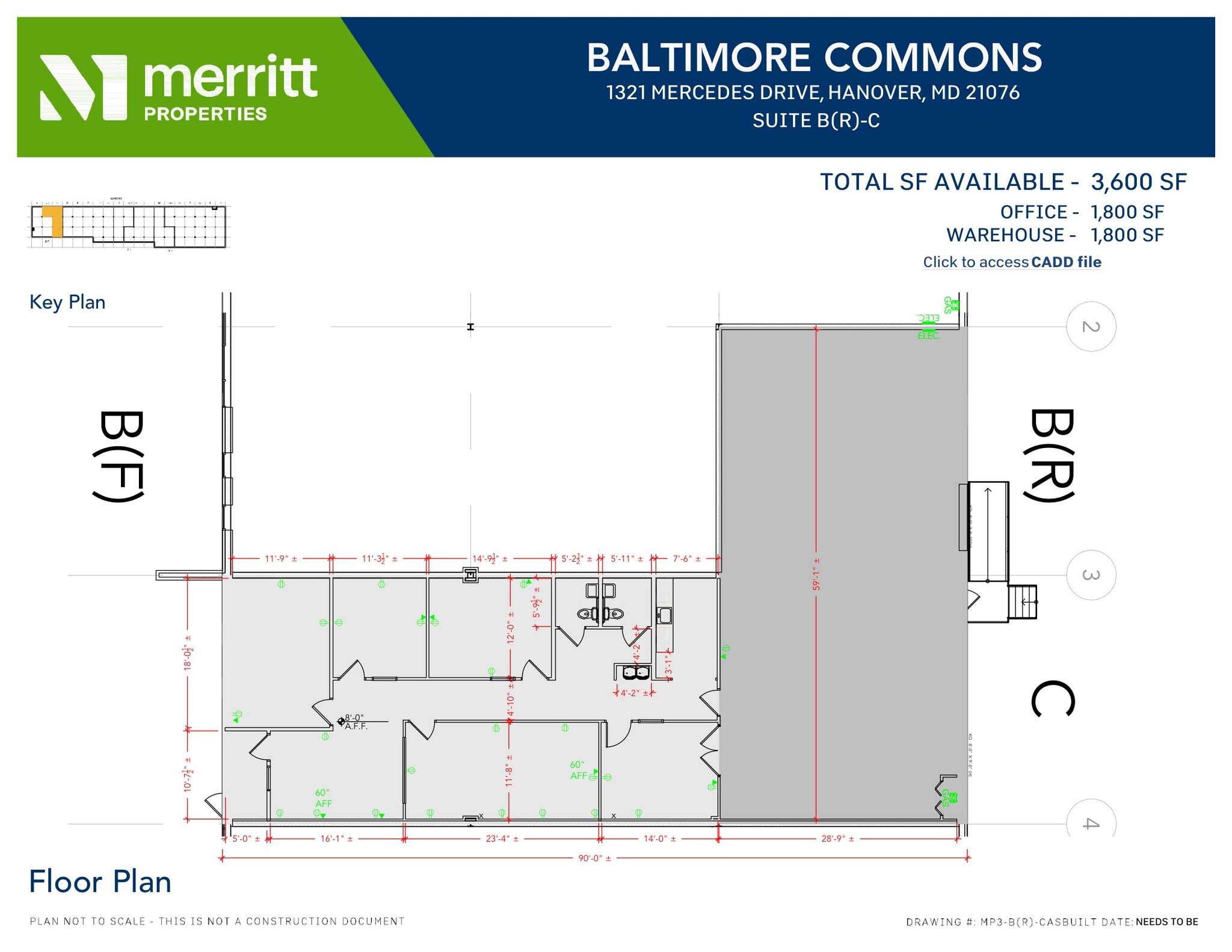 7455 New Ridge Rd, Hanover, MD à louer Plan d’étage– Image 1 sur 1