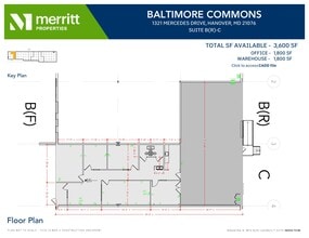 7455 New Ridge Rd, Hanover, MD à louer Plan d’étage– Image 1 sur 1