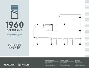 1960 E Grand Ave, El Segundo, CA à louer Plan d’étage– Image 1 sur 1