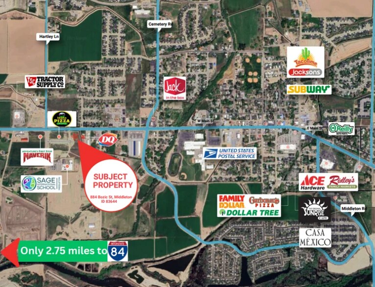 884 Bozic St, Middleton, ID à louer - Aérien – Image 2 sur 4