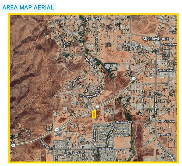 NWC Hwy 74 & Hammack Ave, Perris, CA à louer - Aérien – Image 3 sur 3