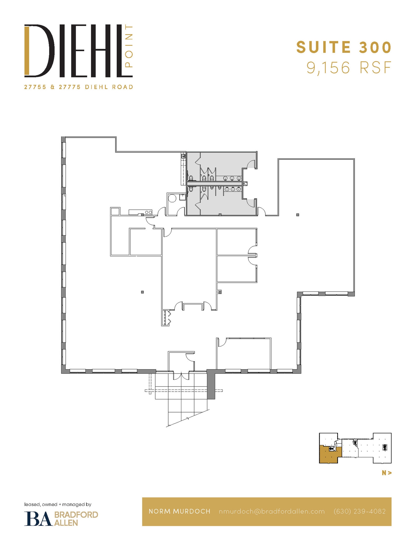 27755 Diehl Rd, Warrenville, IL à louer Plan d’étage– Image 1 sur 1