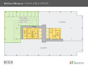 833 E Michigan St, Milwaukee, WI à louer Plan de site– Image 1 sur 1