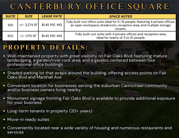 8300 Fair Oaks Blvd, Carmichael, CA à louer - Photo de l’immeuble – Image 2 sur 27