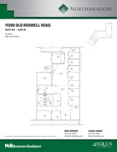 11390 Old Roswell Rd, Alpharetta, GA à louer Plan de site– Image 2 sur 2