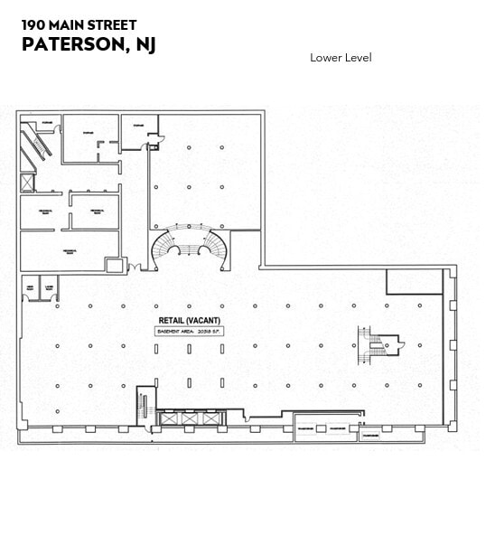 186 Main St, Paterson, NJ à louer Plan d’étage– Image 1 sur 1