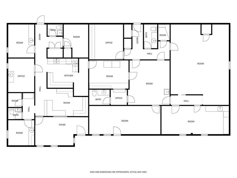 7505-7509 NW 23rd St, Bethany, OK à vendre - Plan d’étage – Image 2 sur 10