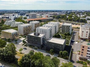 Nantes - VUE AÉRIENNE  vue de carte
