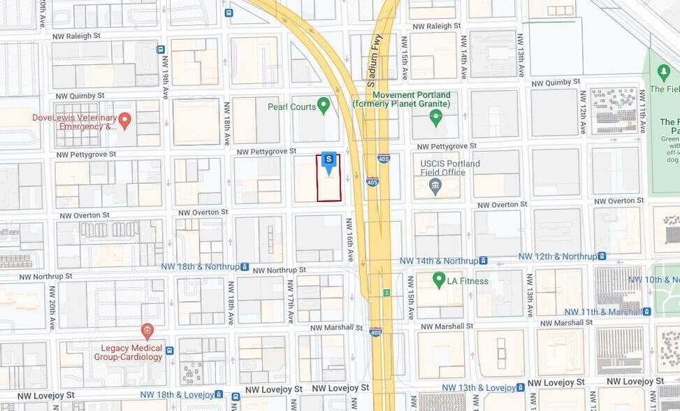 1323 NW 16th Ave, Portland, OR à louer - Plan cadastral – Image 2 sur 7