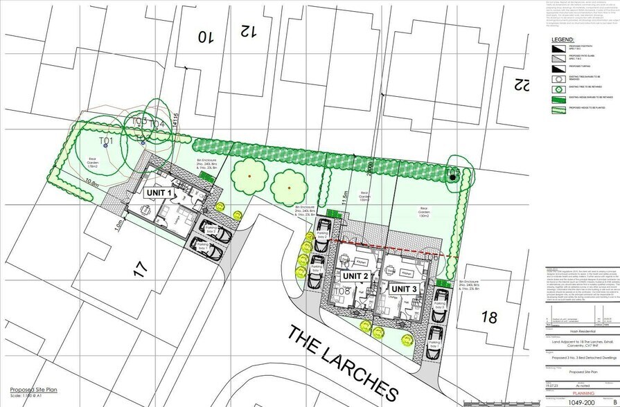 18 The Larches, Exhall, Coventry, CV7 9NF Rd, Exhall à vendre - Plan de site – Image 3 sur 5