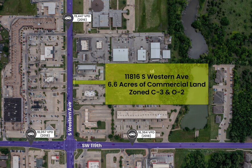 11816 S Western Ave, Oklahoma City, OK à vendre - Aérien – Image 3 sur 16