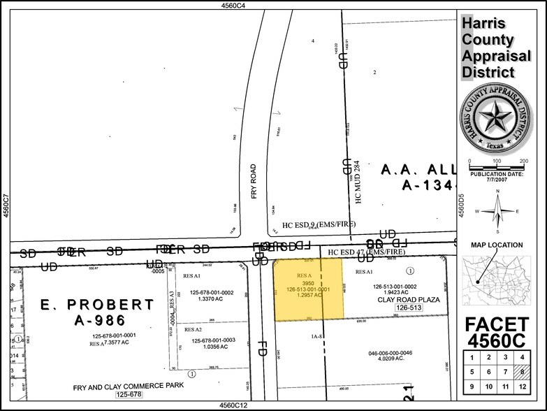 3950 N Fry Rd, Katy, TX à louer - Plan cadastral – Image 2 sur 10
