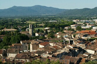 Le Luc - Vue aérienne  vue de carte