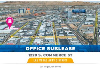 1220 S Commerce St, Las Vegas, NV à louer Aérien– Image 2 sur 3