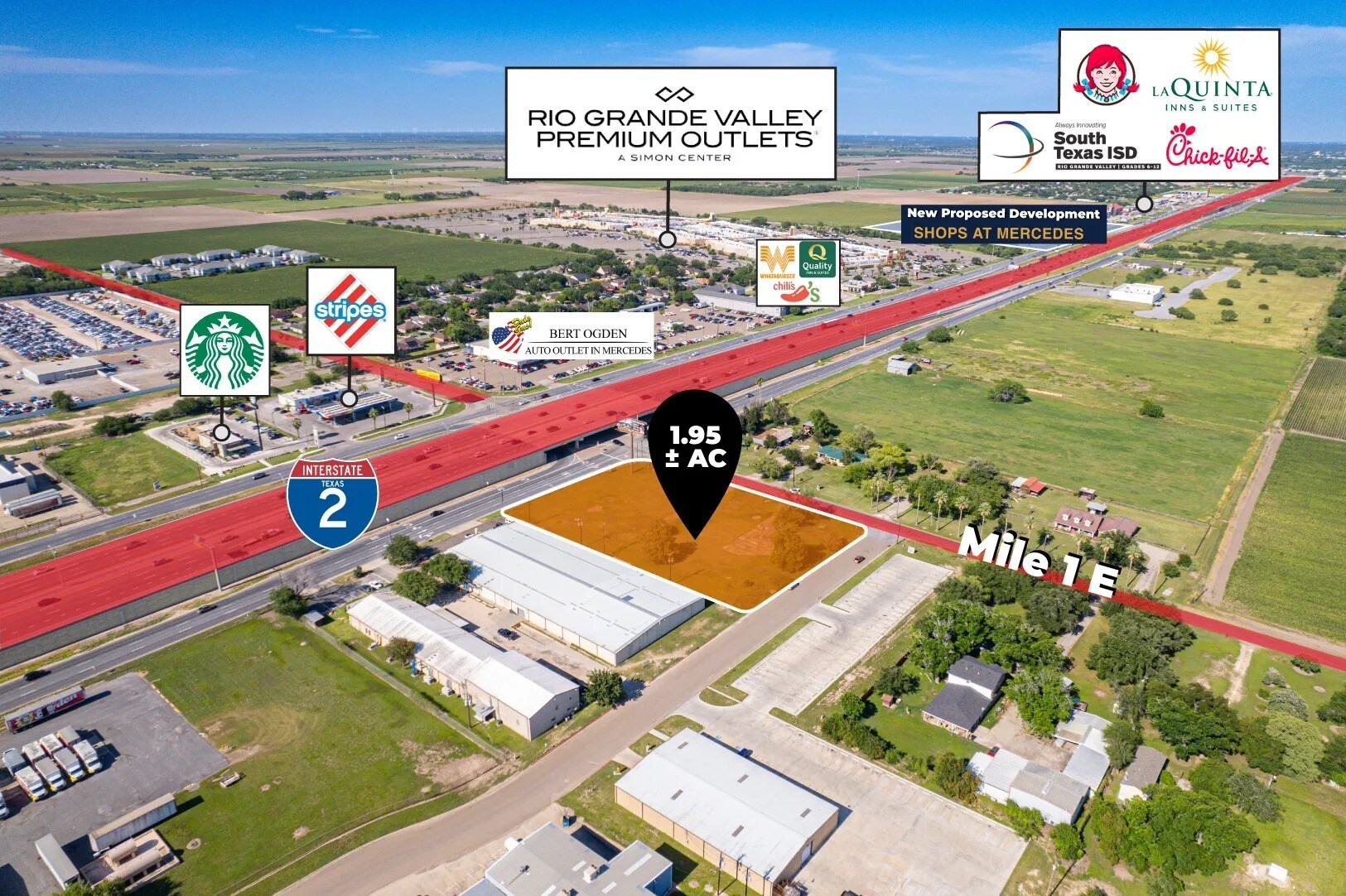 330 N Mile 1, Mercedes, TX à vendre Photo de l’immeuble– Image 1 sur 10