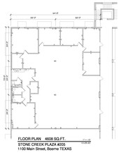 1100 N Main St, Boerne, TX à louer Plan d’étage– Image 1 sur 12