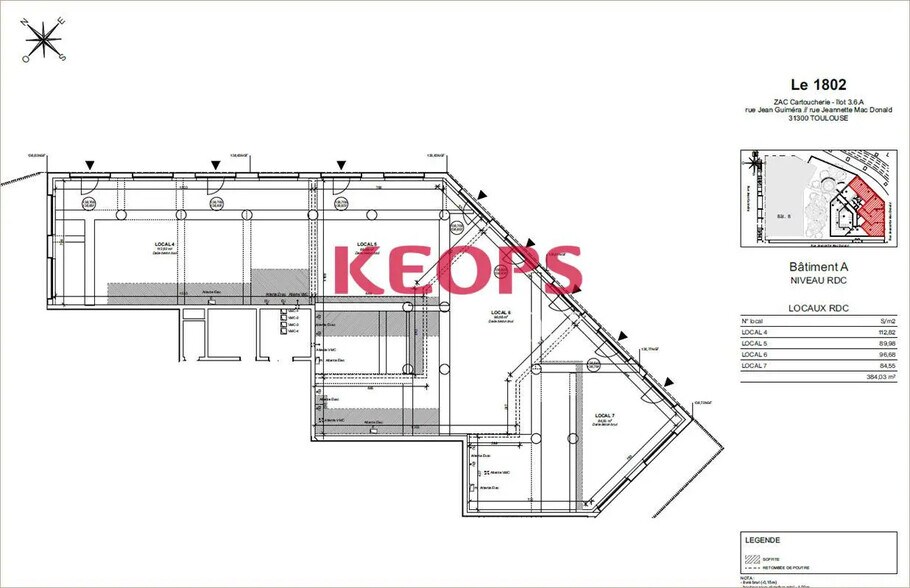 Local commercial dans Toulouse à vendre - Plan d’étage – Image 2 sur 7