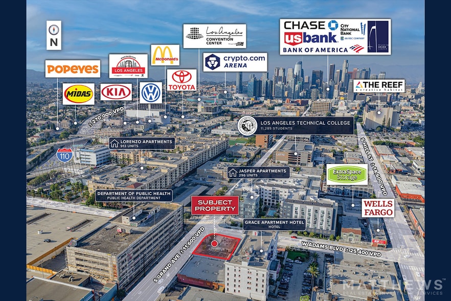 240 W Adams Blvd, Los Angeles, CA à vendre - Photo de l’immeuble – Image 3 sur 4