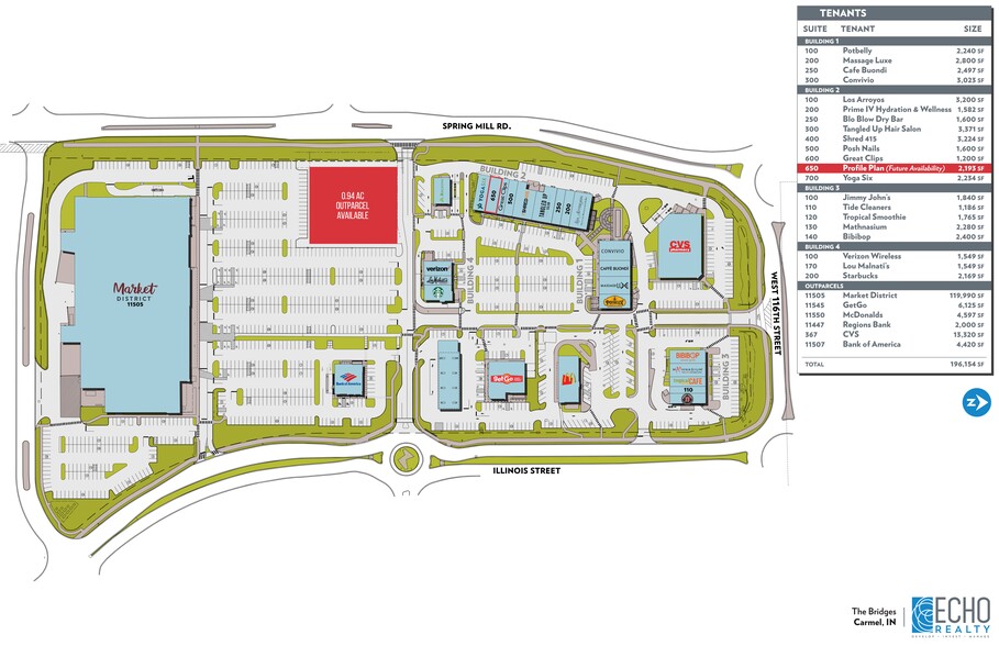 11447 Springmill Rd, Carmel, IN à louer - Plan de site – Image 1 sur 1