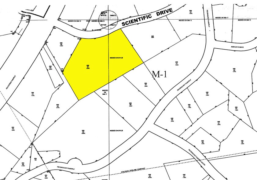 230 Scientific Dr, Peachtree Corners, GA à vendre - Plan cadastral – Image 2 sur 7