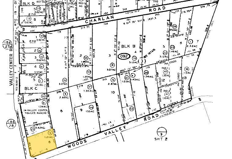27301-27319 Valley Center Rd, Valley Center, CA à louer - Plan cadastral – Image 2 sur 8