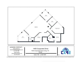 1400 Corporate Dr, Irving, TX à louer Plan d’étage– Image 1 sur 1