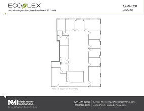 1641 Worthington Rd, West Palm Beach, FL à louer Plan d’étage– Image 1 sur 16