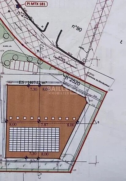 Industriel/Logistique dans Montauroux à vendre - Plan de site – Image 3 sur 4