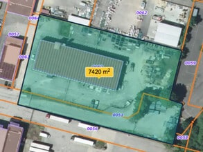 Auxerre - Vue aérienne  vue de carte