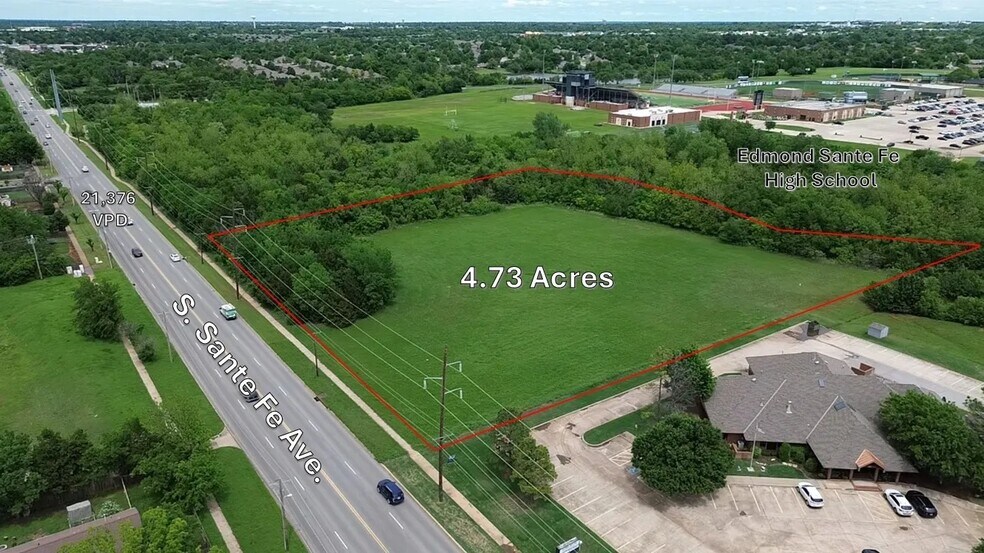 W 15th St & S Santa Fe Ave, Edmond, OK à vendre - Photo de l’immeuble – Image 1 sur 1