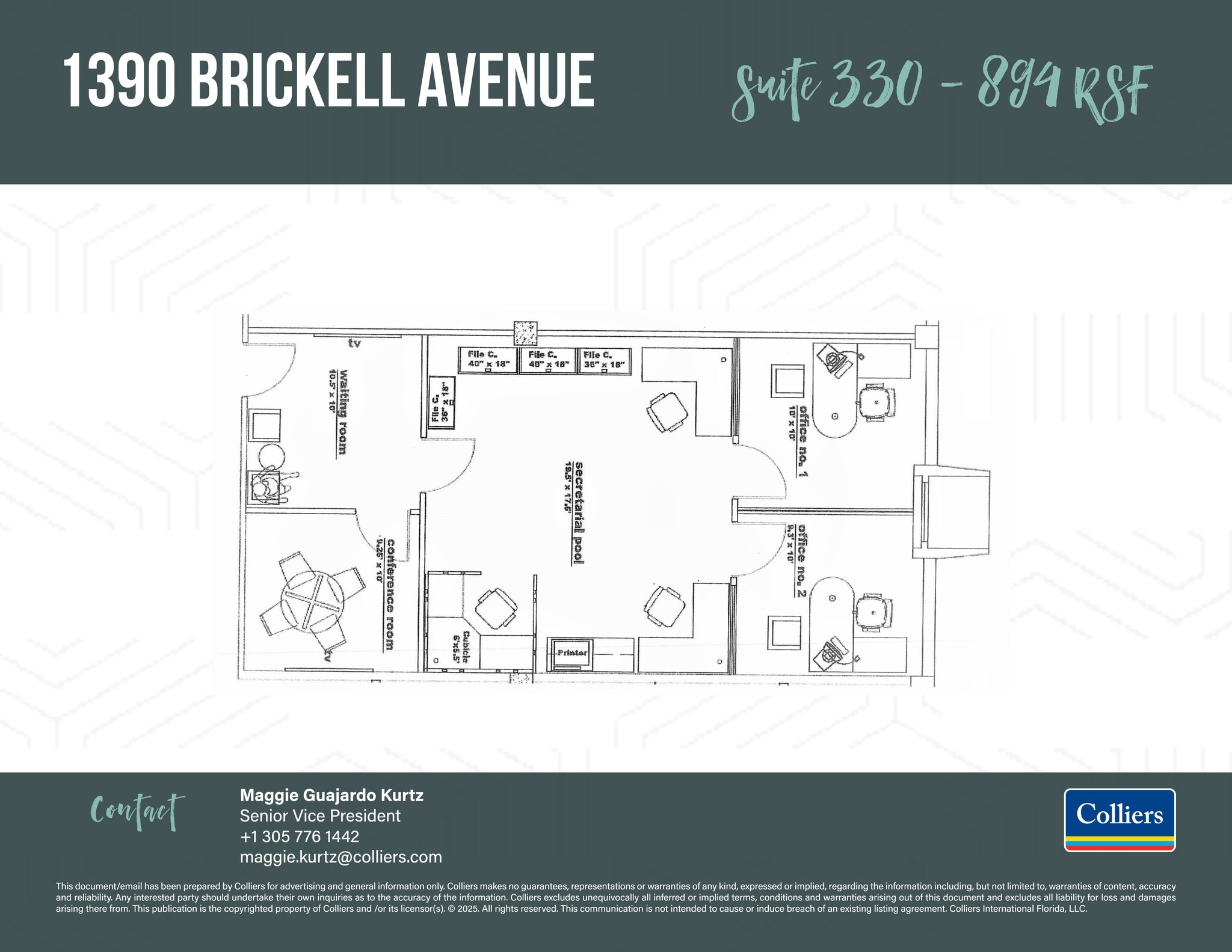 1390 Brickell Ave, Miami, FL à louer Plan de site– Image 1 sur 1